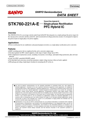  Datasheet Preview Page 1