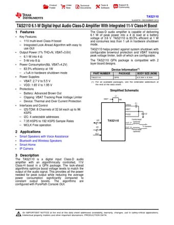  Datasheet Preview Page 1