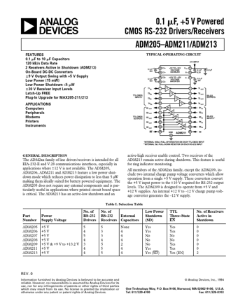  Datasheet Preview Page 1