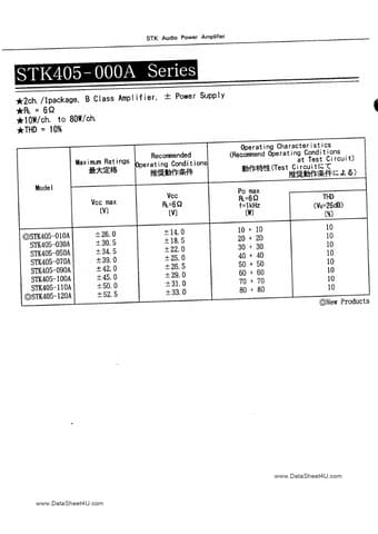  Datasheet Preview Page 1