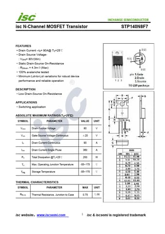  Datasheet Preview Page 1