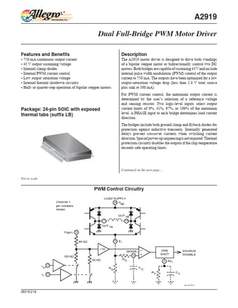  Datasheet Preview Page 1