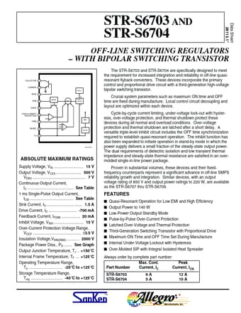  Datasheet Preview Page 1