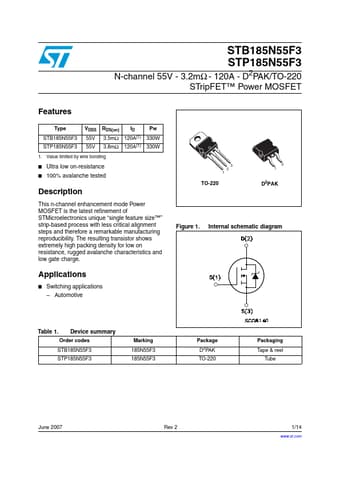  Datasheet Preview Page 1