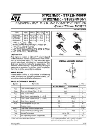  Datasheet Preview Page 1