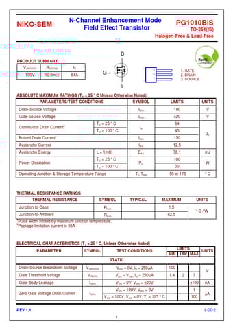  Datasheet Preview Page 1