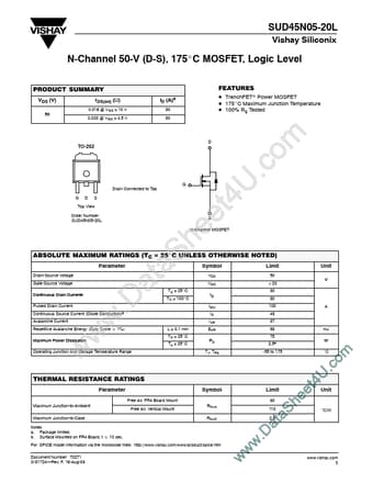  Datasheet Preview Page 1