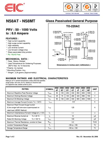  Datasheet Preview Page 1