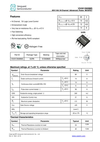  Datasheet Preview Page 1