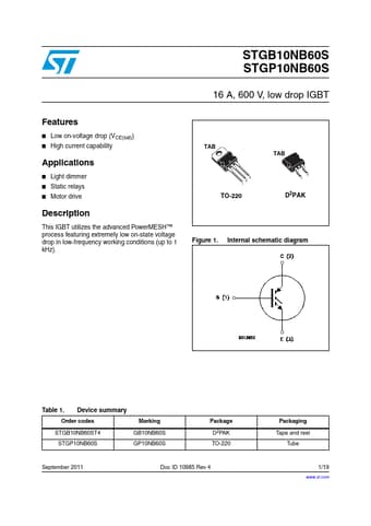 Datasheet Preview Page 1