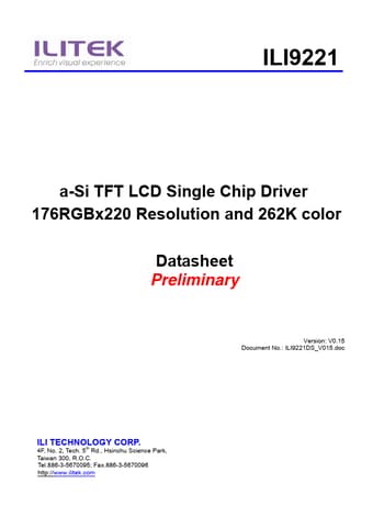  Datasheet Preview Page 1