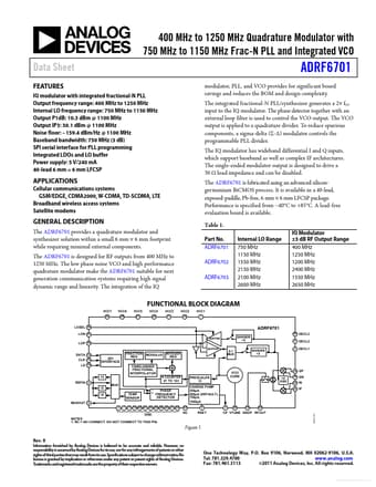  Datasheet Preview Page 1