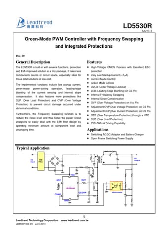  Datasheet Preview Page 1