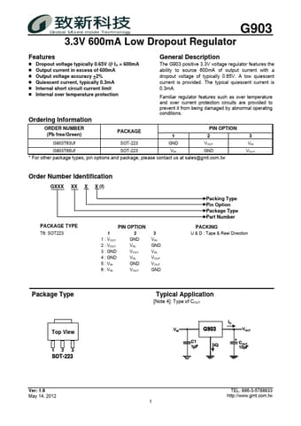  Datasheet Preview Page 1