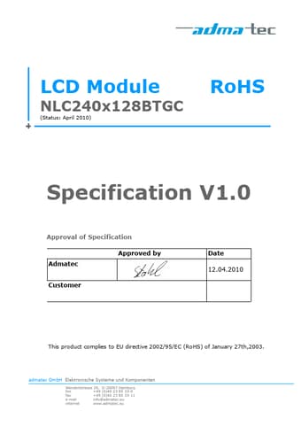  Datasheet Preview Page 1