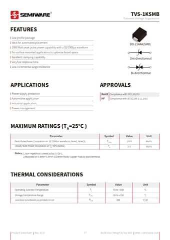  Datasheet Preview Page 1