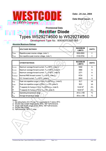  Datasheet Preview Page 1