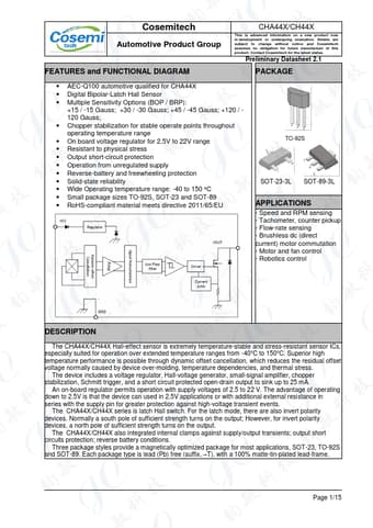  Datasheet Preview Page 1