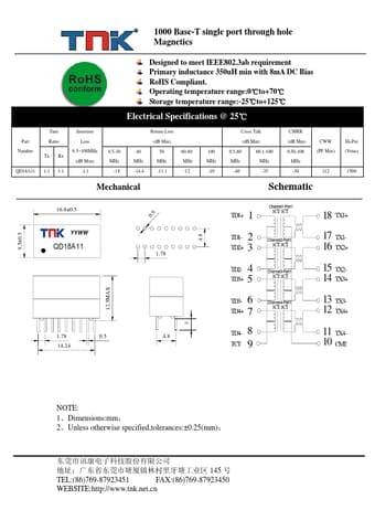  Datasheet Preview Page 1