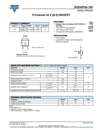  Datasheet Preview Page 1