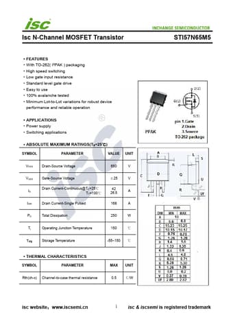  Datasheet Preview Page 1