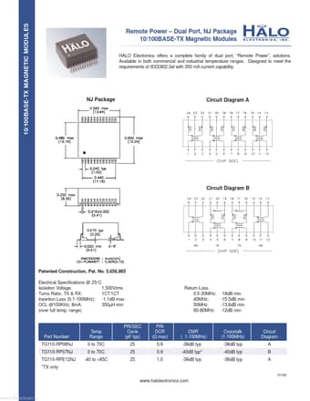  Datasheet Preview Page 1
