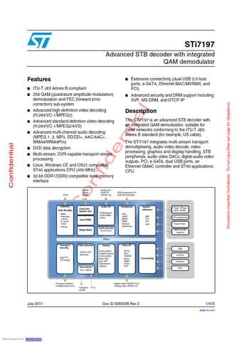  Datasheet Preview Page 1
