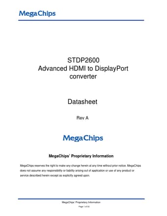  Datasheet Preview Page 1