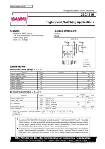  Datasheet Preview Page 1