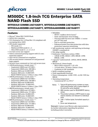  Datasheet Preview Page 1