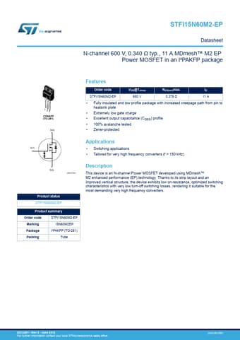  Datasheet Preview Page 1