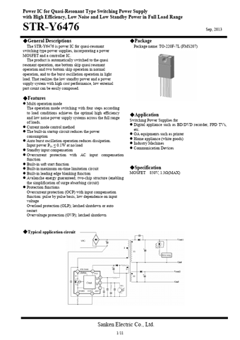  Datasheet Preview Page 1