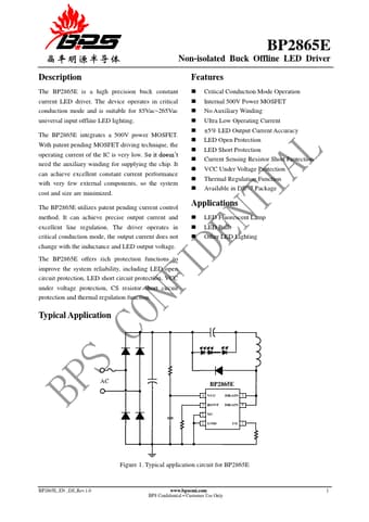  Datasheet Preview Page 1