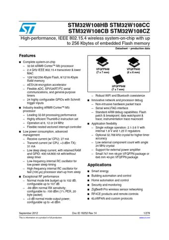  Datasheet Preview Page 1
