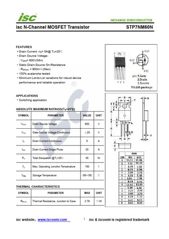  Datasheet Preview Page 1
