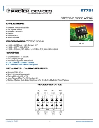  Datasheet Preview Page 1