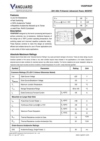  Datasheet Preview Page 1