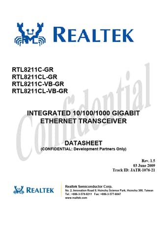  Datasheet Preview Page 1