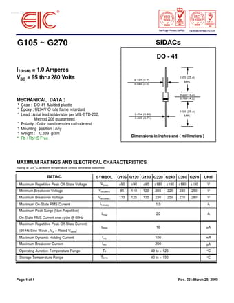  Datasheet Preview Page 1