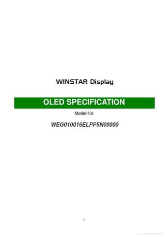  Datasheet Preview Page 1