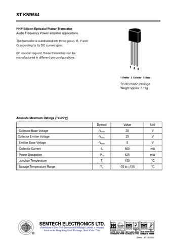  Datasheet Preview Page 1