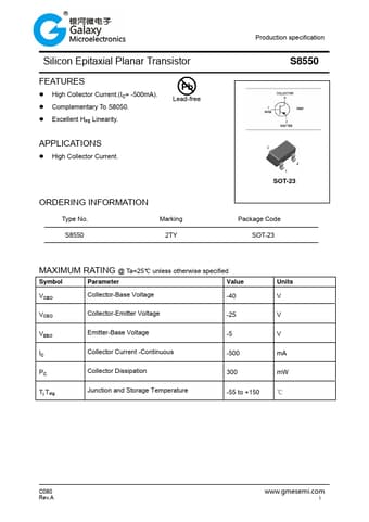  Datasheet Preview Page 1