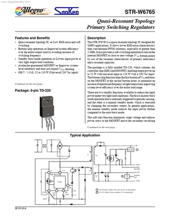  Datasheet Preview Page 1