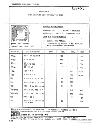  Datasheet Preview Page 1