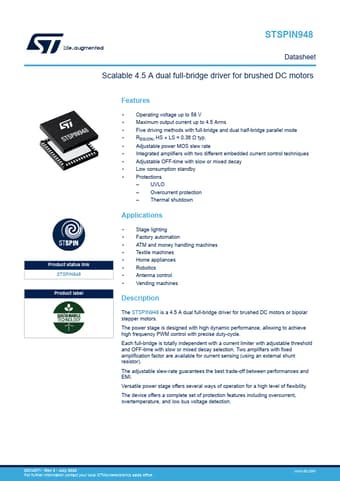  Datasheet Preview Page 1
