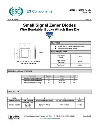  Datasheet Preview Page 1