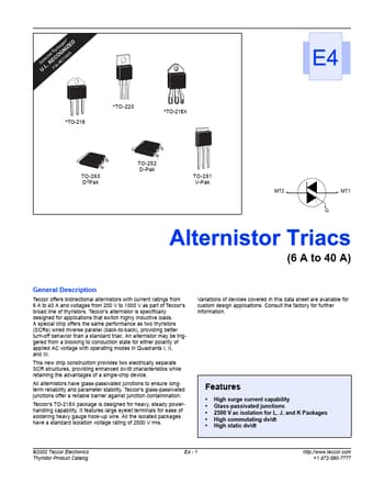  Datasheet Preview Page 1