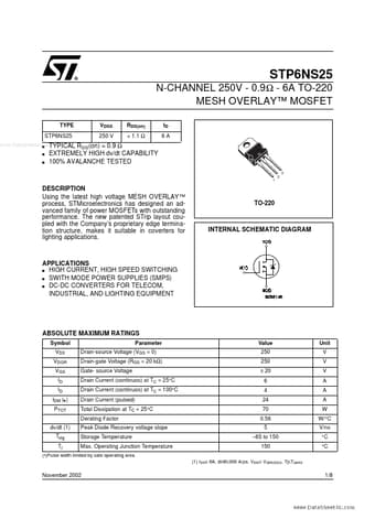  Datasheet Preview Page 1