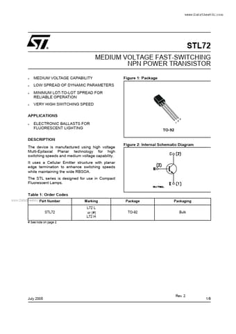  Datasheet Preview Page 1