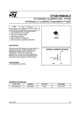  Datasheet Preview Page 1